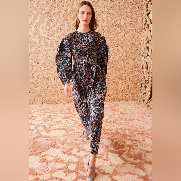 NWT Ulla Johnson Estyne Longsleeve Poplin Maxi Dress Starling size 4 - Picture 12 of 13